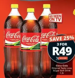 Coca cola - Original Taste Less Sugar Soft Drink