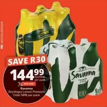 Savanna - Dry/Angry Lemon Premium Cider Nrb