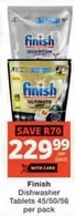 Finish - Dishwasher Tablets 45/50/56