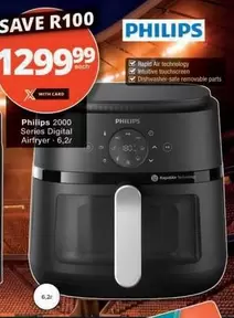 Philips - 2000 Series Digital Airfryer - 6,2L