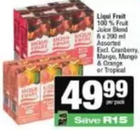 Mango - Liqui Fruit 100 % Fruit Juice Blend