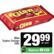 Glen - Tagless Teabags