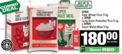 Spar - Cake Wheat Flour, Long Grain Parboiled Rice, Super Maize Meal