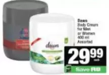 Dawn - Body Cream for Men or Women