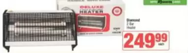 Diamond - 2 Bar Heater
