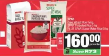 Spar - Cake Wheat Flour, Parboiled Rice, Super Maize Meal