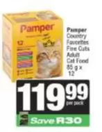 Pamper - Country Favorites Fine Cuts Adult Cat Food