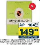 Du Toitskloof - Sauvignon Blanc, Pinotage Merlot Ruby Cabernet, Chenin Blanc, Cabernet Shiraz or Pinotage Rose