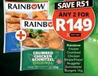 Rainbow - Crumbed Chicken Schnitzel Original