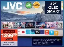 JVC - 32" QLED SMART Android TV