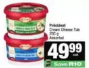 Cream Cheese Tub