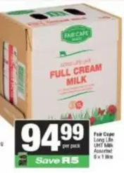 Fair Cape - FULL CREAM MILK