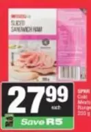Spar - Sliced Sandwich Ham