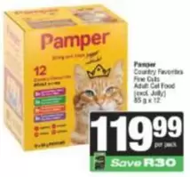 Pamper - Country Favorites Fine Cuts Adult Cat Food