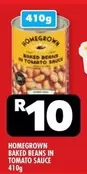 Baked Beans in Tomato Sauce