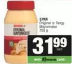 Spar - Original or Tangy Mayonnaise