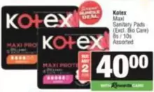 Kotex - Maxi Sanitary Pads