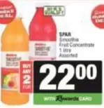 Spar - Smoothie Fruit Concentrate
