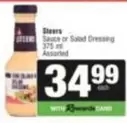 Steers - Sauce or Salad Dressing