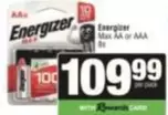 Energizer - Max AA or AAA