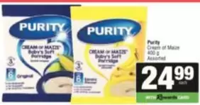 Purity - Cream of Maize Baby's Soft Porridge