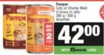 Pamper - Cuts or Chunky Meat in Gravy or Jelly