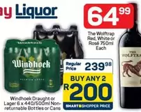 Windhoek - Draught or Lager