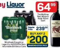 The Wolftrap - Red, White or Ros
750ml Each