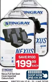 Nexus Full Set Seat Cover