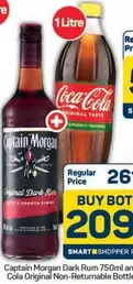 Coca cola - Captain Morgan Dark Rum