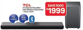21 Channel Soundbar with Wireless Subwoofer - Model S55H