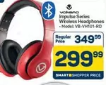 Volkano - Impulse Series Wireless Headphones - VB-VH101-RD