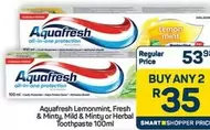 Aquafresh - Toothpaste