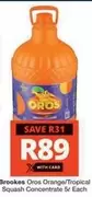 Brookes - Oros Orange/Tropical Squash Concentrate
