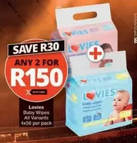 Lovies - Baby Wipes