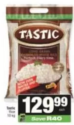 Tastic - Long Grain Parboiled White Rice