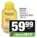 Garnier - Micellar Vitamin C Cleansing Water