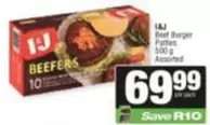 I&J - Beef Burger Patties