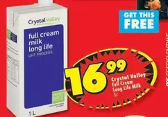 Crystal Valley - Full Cream Milk Long Life