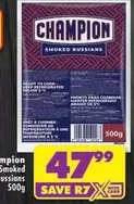 champion - Smoked Russians