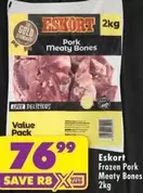 Eskort - Pork Meaty Bones