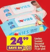 Lovies - Baby Wipes