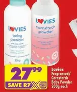 Lovies - Fragranced/Cornstarch Baby Powder