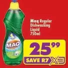 MAQ - Regular Dishwashing Liquid