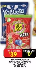 Yogueta - FLAVOURED LOLLIPOPS