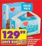 Lovies - Premium Nappies/Pull-Up Pants