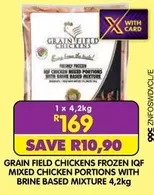 Frozen - FROZEN IQF MIXED CHICKEN PORTIONS WITH BRINE BASED MIXTURE