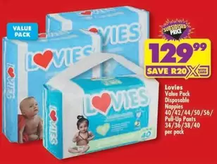 Lovies - Disposable Nappies