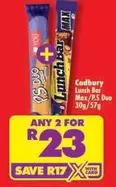 Cadbury - Lunch Bar Max/P.S Duo