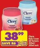 Clere - Body Cream